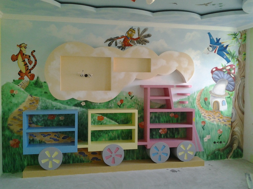роспись в детской комнате