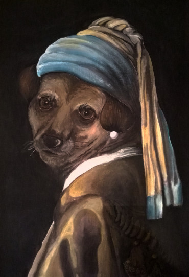 портрет собаки